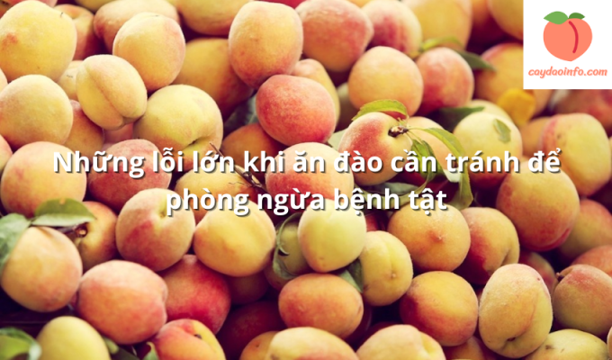 Những lỗi lớn khi ăn đào cần tránh để phòng ngừa bệnh tật